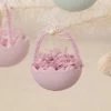 Bethany Lowe Lavender Cracked Egg Ornament New!