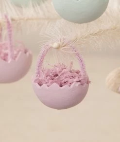 Bethany Lowe Lavender Cracked Egg Ornament New!