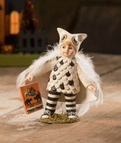 Bethany Lowe New! Little Hootie Owl Figurine