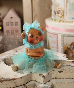 Bethany Lowe Little Miss Pouty Bear Ballerina