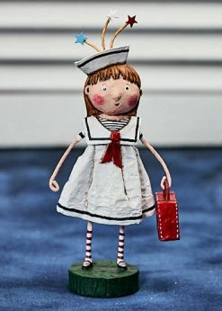Lori Mitchell Bon Voyage Girl Figurine
