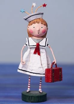 Lori Mitchell Bon Voyage Girl Figurine