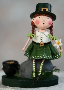 Bethany Lowe Lori Mitchell Leprechaun Lady New!