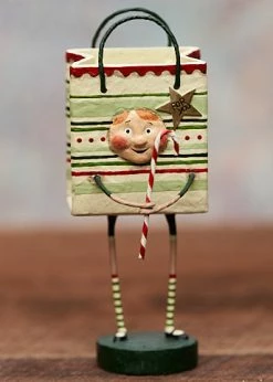 New! Lori Mitchell Lonnie's Gift Bag Figurine