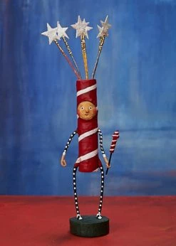Sparky Firecracker Figurine - Lori Mitchell
