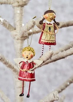 Lori Mitchell Tree Trimming Angel Ornaments