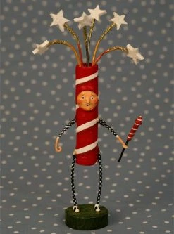 Sparky Firecracker Figurine - Lori Mitchell 7 Sparky Firecracker Figurine - Lori Mitchell