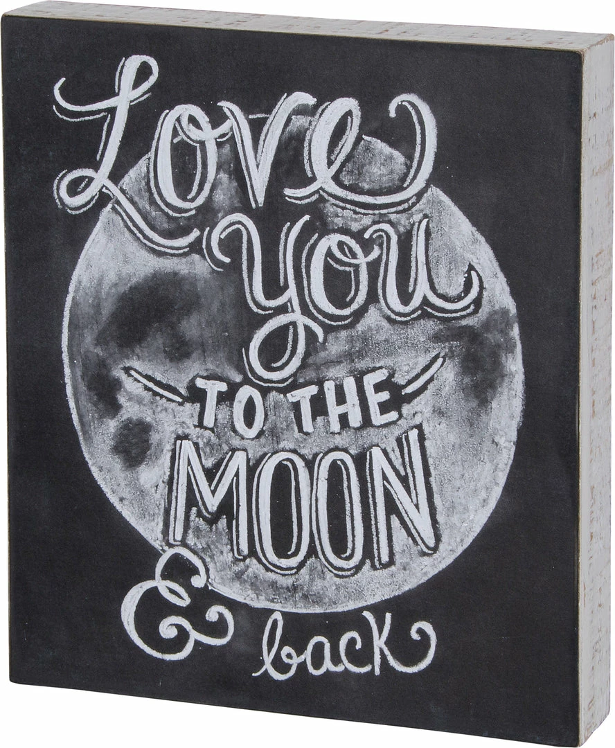TheHolidayBarn.com Love You To The Moon & Back Sign 2 TheHolidayBarn.com Love You To The Moon & Back Sign