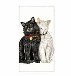 Mary Lake-Thompson New! Cuddly Cats Flour Sack Towel