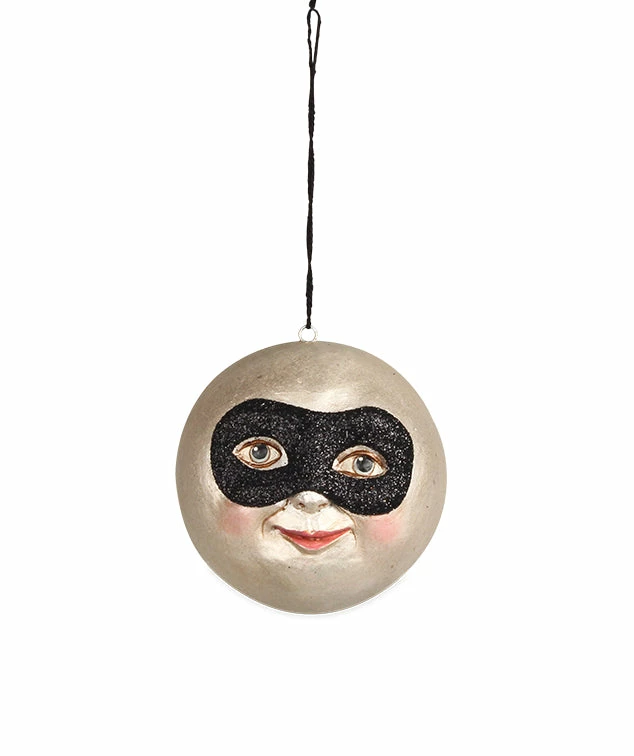 Bethany Lowe Masked Moon Ornament 3 Bethany Lowe Masked Moon Ornament