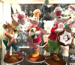 TheHolidayBarn.com Sweet Shoppe Mice New!