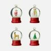 One Hundred 80 Degrees New! Mini Christmas Snowglobe Ornaments