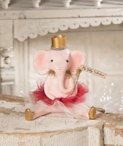 Bethany Lowe New! My Silly Valentine Pink Elephant
