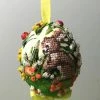TheHolidayBarn.com Needlepoint Bunny Egg Ornament, Yellow New! 2 TheHolidayBarn.com Needlepoint Bunny Egg Ornament, Yellow New!