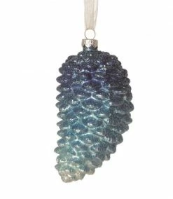 Sage & Co. Blue Ombre Pinecone Ornament