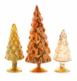 Cody Foster New! Orange Candy Glass Trees