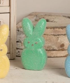 Bethany Lowe New! Peeps® Green Bunny Figurine, 6"