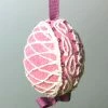 TheHolidayBarn.com Pink Sugar Lattice Egg Ornament 1 TheHolidayBarn.com Pink Sugar Lattice Egg Ornament