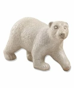 Bethany Lowe Platinum Glitter Polar Bear