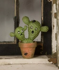 Bethany Lowe Potted Ghostly Cacti New!