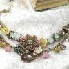 The Holiday Barn Valentine's Day Floral Necklace 1 The Holiday Barn Valentine's Day Floral Necklace