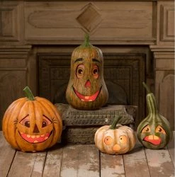 Bethany Lowe Jolly Jack Squash Luminary New! 6 Bethany Lowe Jolly Jack Squash Luminary New!