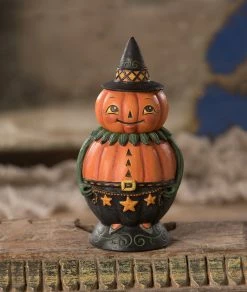 Bethany Lowe Pumpkin Pete Spooks Jar New!