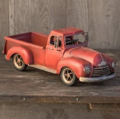 TheHolidayBarn.com Old Red Toy Truck Prop