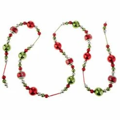 Raz Retro Christmas Glass Ball Garland New!