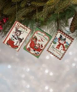 Bethany Lowe Retro Christmas Book Ornaments