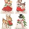 Bethany Lowe Retro Christmas Friends Dummy Boards