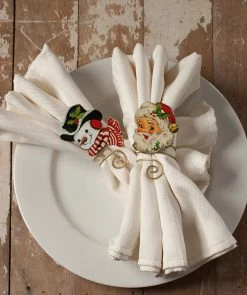 Bethany Lowe Retro Christmas Napkin Rings New!