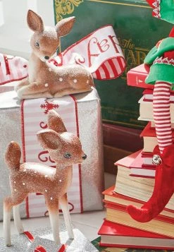 Raz Retro Deer Figurine