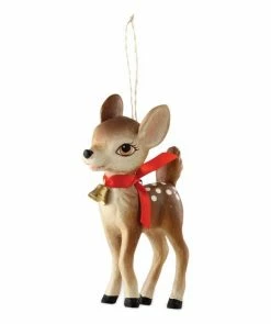 Bethany Lowe Retro Fawn Ornament