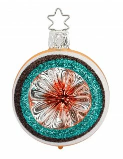 Inge Glass Christmas Retro Reflection Ball Ornament