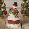 Bethany Lowe Retro Snowman On Box