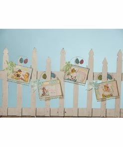 Bethany Lowe Retro Spring Post Card Ornaments