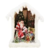 Seasons Of Cannon Falls Christmas Santa Brings Gifts - Shadowbox House