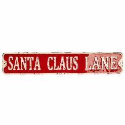 Raz New! Santa Claus Lane Street Sign