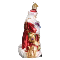 Old World Christmas Santa's Furry Friends Ornament 8 Old World Christmas Santa's Furry Friends Ornament