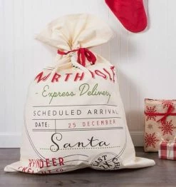 TheHolidayBarn.com Santa's North Pole Express Delivery Bag