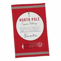 TheHolidayBarn.com Christmas Santa's Workshop Dish Towels