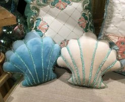 Katherine's Collection New! Treasures Shell Accent Pillow