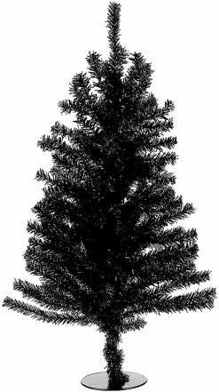 Kurt Adler New! Small Black Halloween Tree