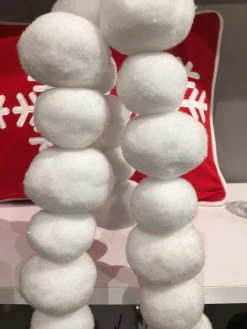 Raz New! Snowball Garland