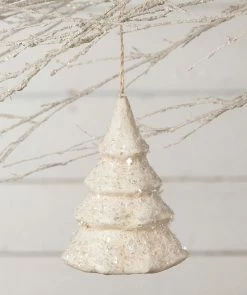 Bethany Lowe Snowy Christmas Tree Ornament