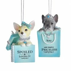 Kurt Adler New! Puppy Princess Ornaments