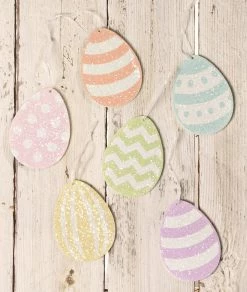Bethany Lowe Spring Pastel Easter Egg Ornaments