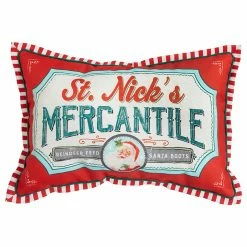 Raz St. Nick's Mercantile Pillow