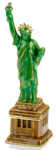 TheHolidayBarn.com Statue Of Liberty Trinket Box